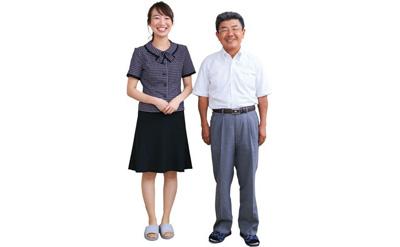 藤河　次宏氏（右）、溝口　有希さん（左）