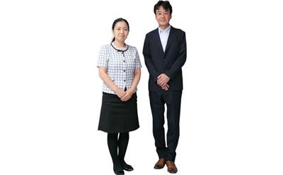 鬼丸 昌広氏(右)と吉田 加陽子さん(左)画像